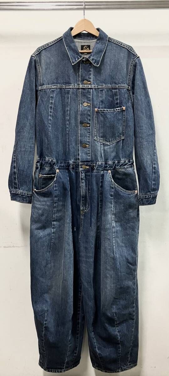 NEEDLES ニードルズ オーバーオール オールインワン つなぎ サイズS デニム ヒザデルオールインワン