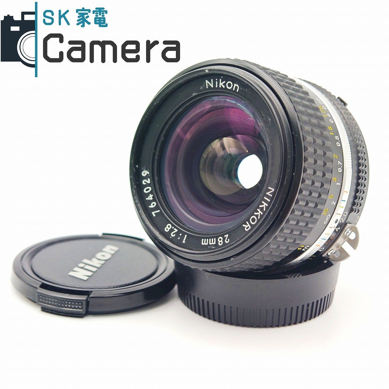 Nikon NIKKOR 28ｍｍ F 2 8 Ai s ニコン キャップ付