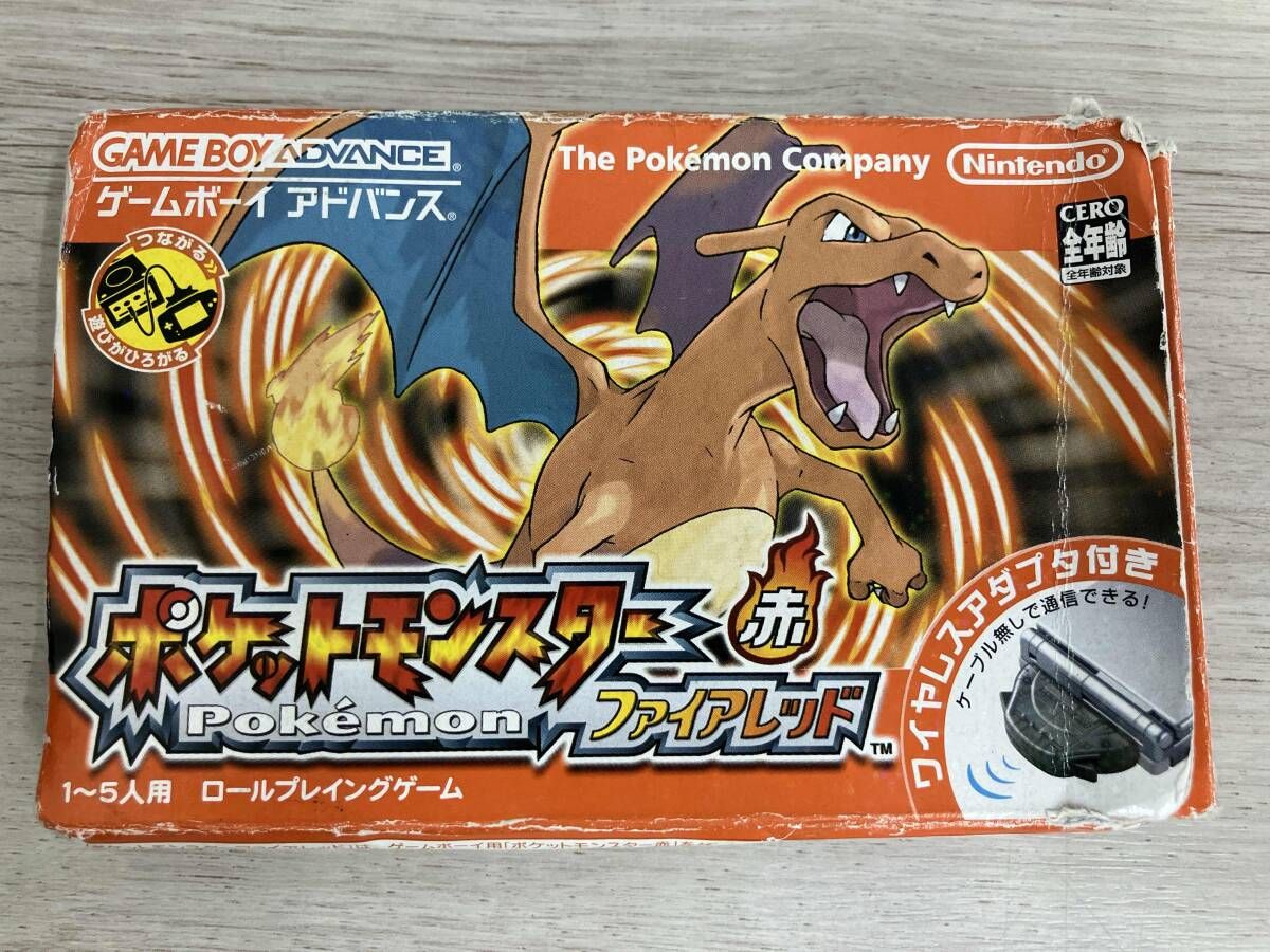 同梱版 ポケットモンスタｰ ファイアレッド 赤 ゲームボーイアドバンス 任天堂