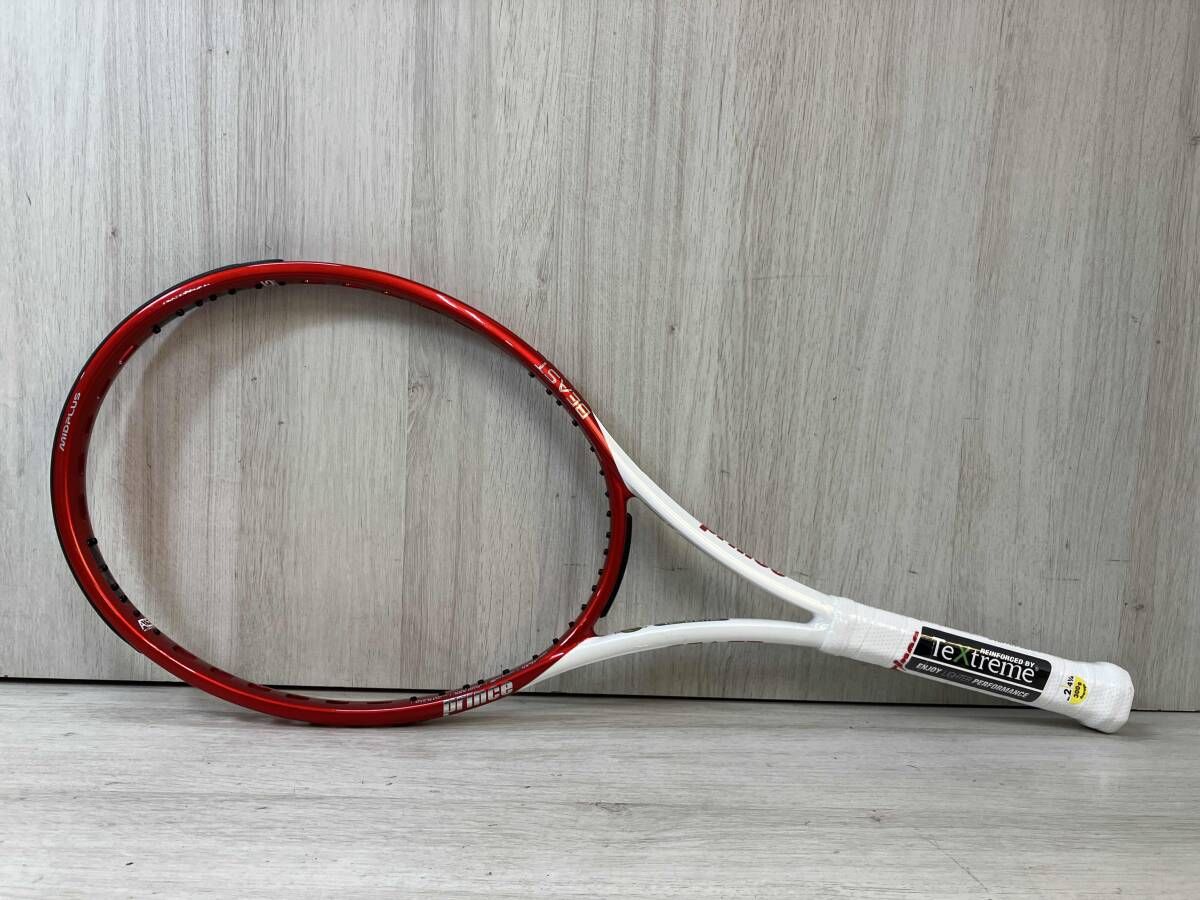 シュリンク付き Prince BEAST MAX 100 テニスラケット サイズ2