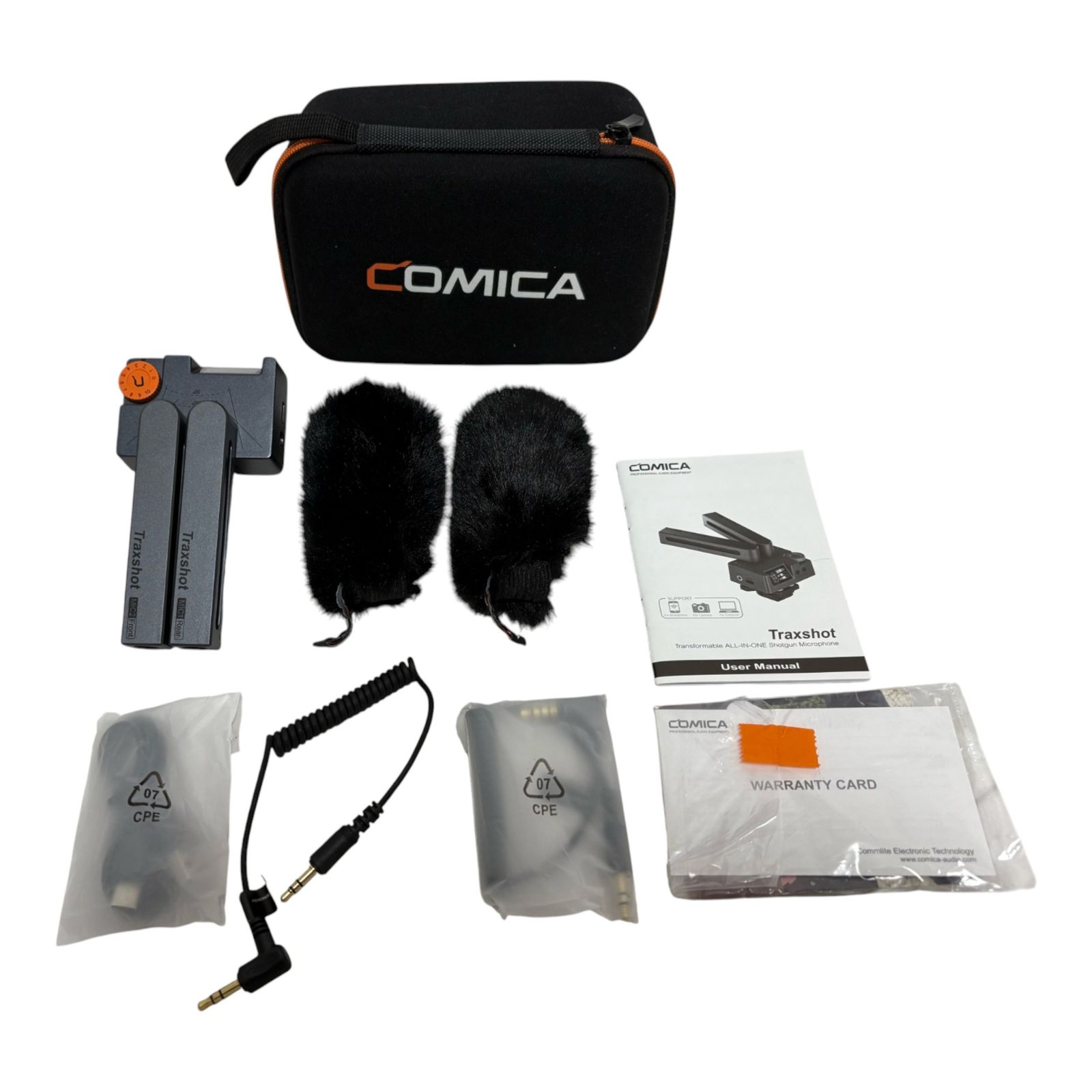 コミカ Comika ショットガンマイク Traxshot iOS Android 一眼レフカメラ用 インタビュー Youtube 動画撮影に対応 1100 3113