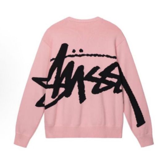 新品未使用】Stussy 2022クラシックモデルウールセーター 大きなロゴ