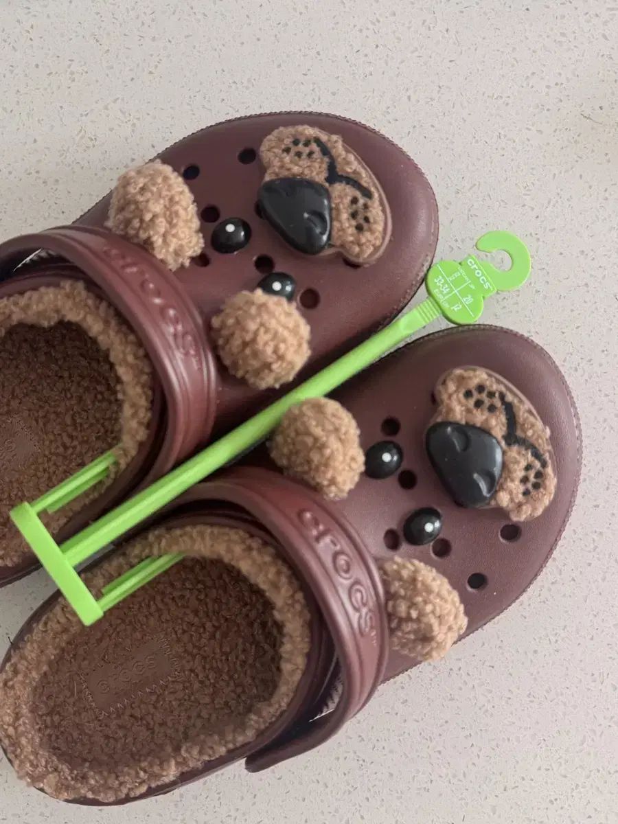 クロックス Classic LINE アイ ブラウン bear クロック klogg キッズ