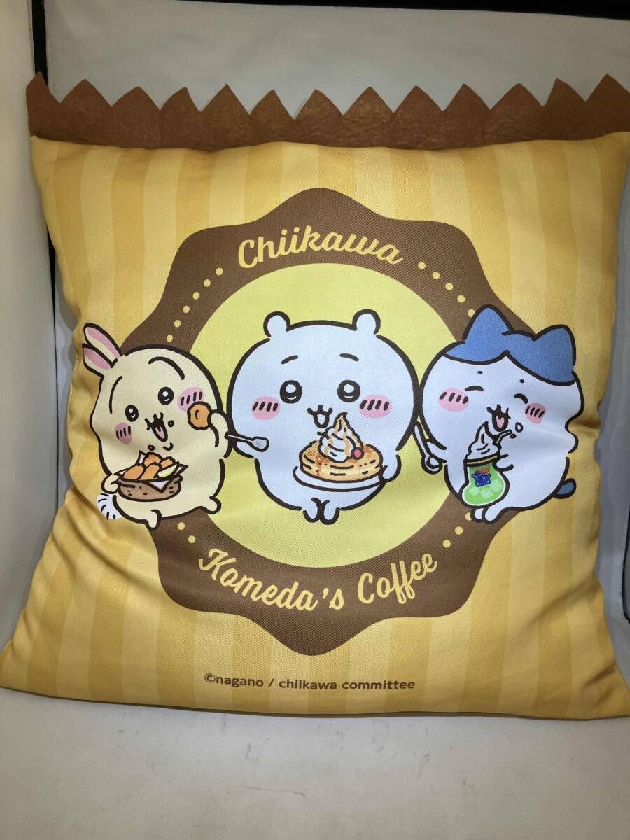 現状品 ちいかわ×コメダ珈琲コラボ 豆菓子風クッション - メルカリ