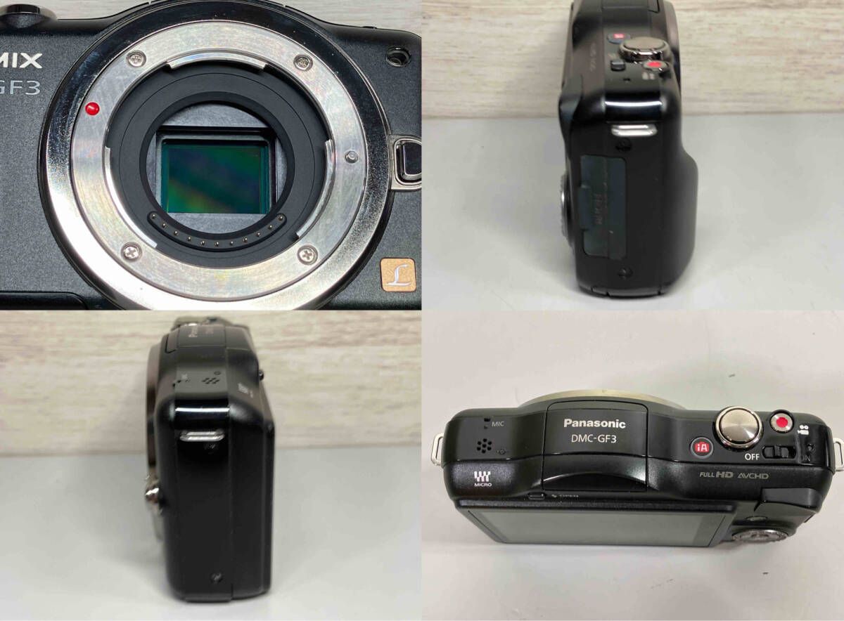 送料無料 ミラーレス一眼 PANASONIC DMC-GF3 ボディ 液晶難あり