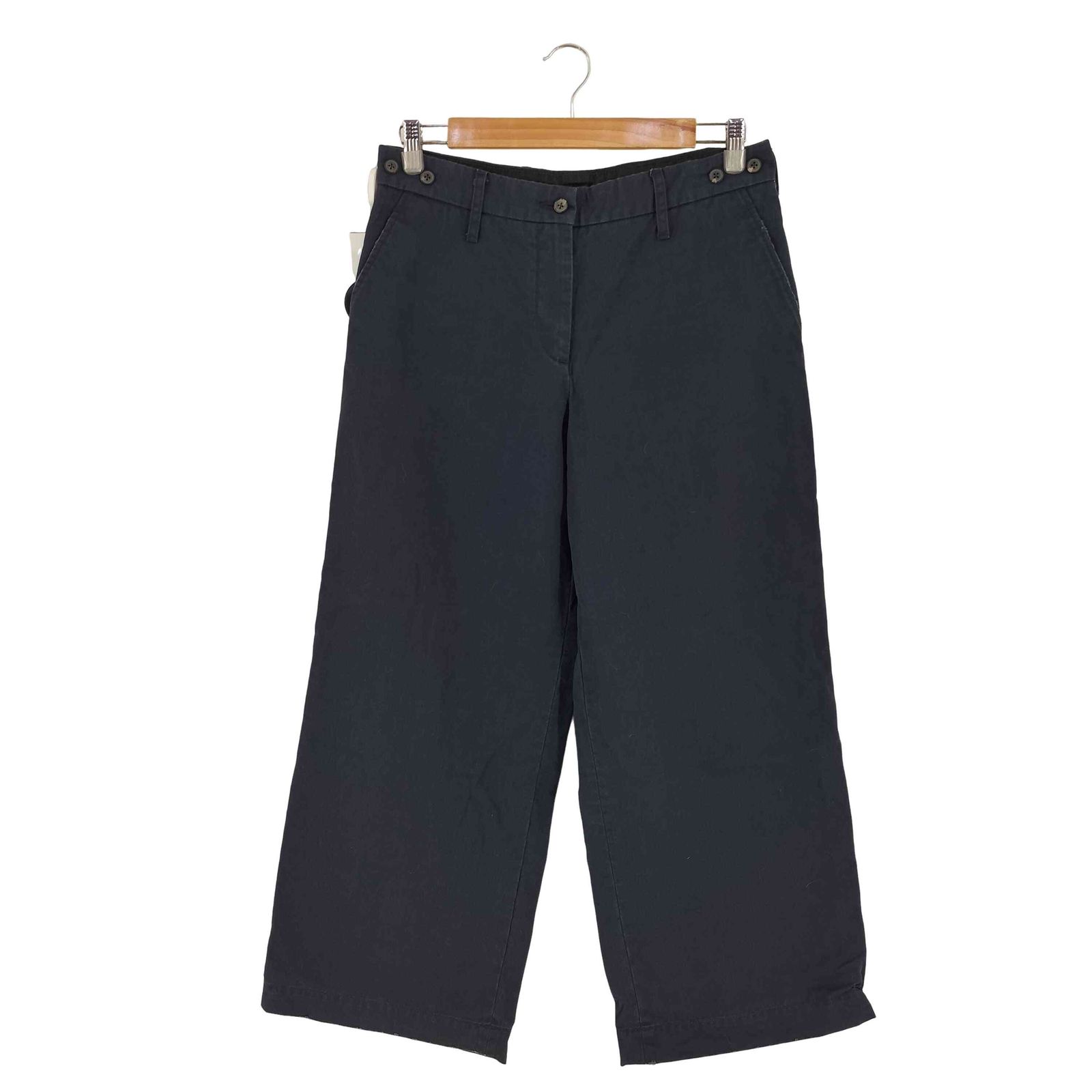 ユーズドフルギ 古着 BRILL サスペンダーボタン ダメージ加工 ワイド チノパンツ レディース 表記無