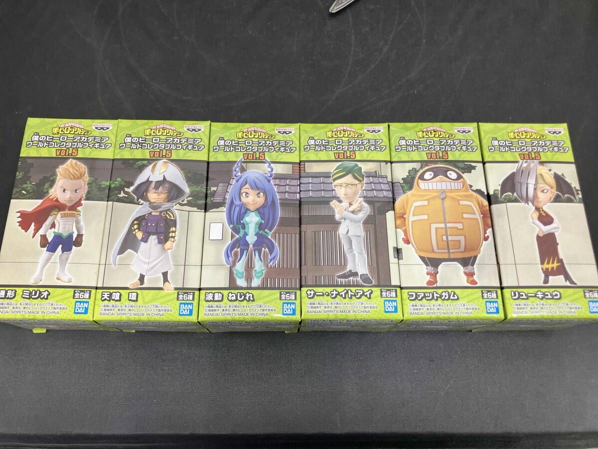 全6種セット]僕のヒｰロｰアカデミア ワｰルドコレクタブルフィギュア vol