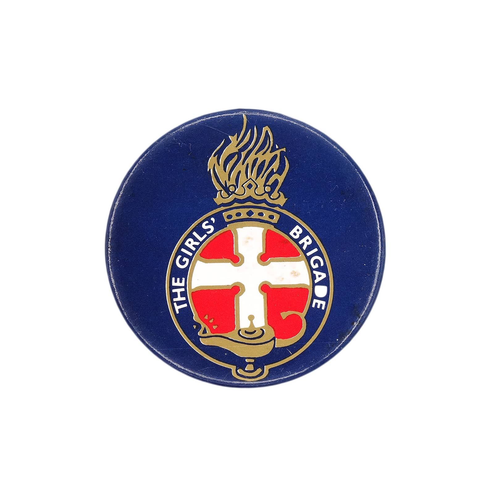 イギリス THE GIRLS' BRIGADE レトロ 缶バッジ ビンテージ ガールズ