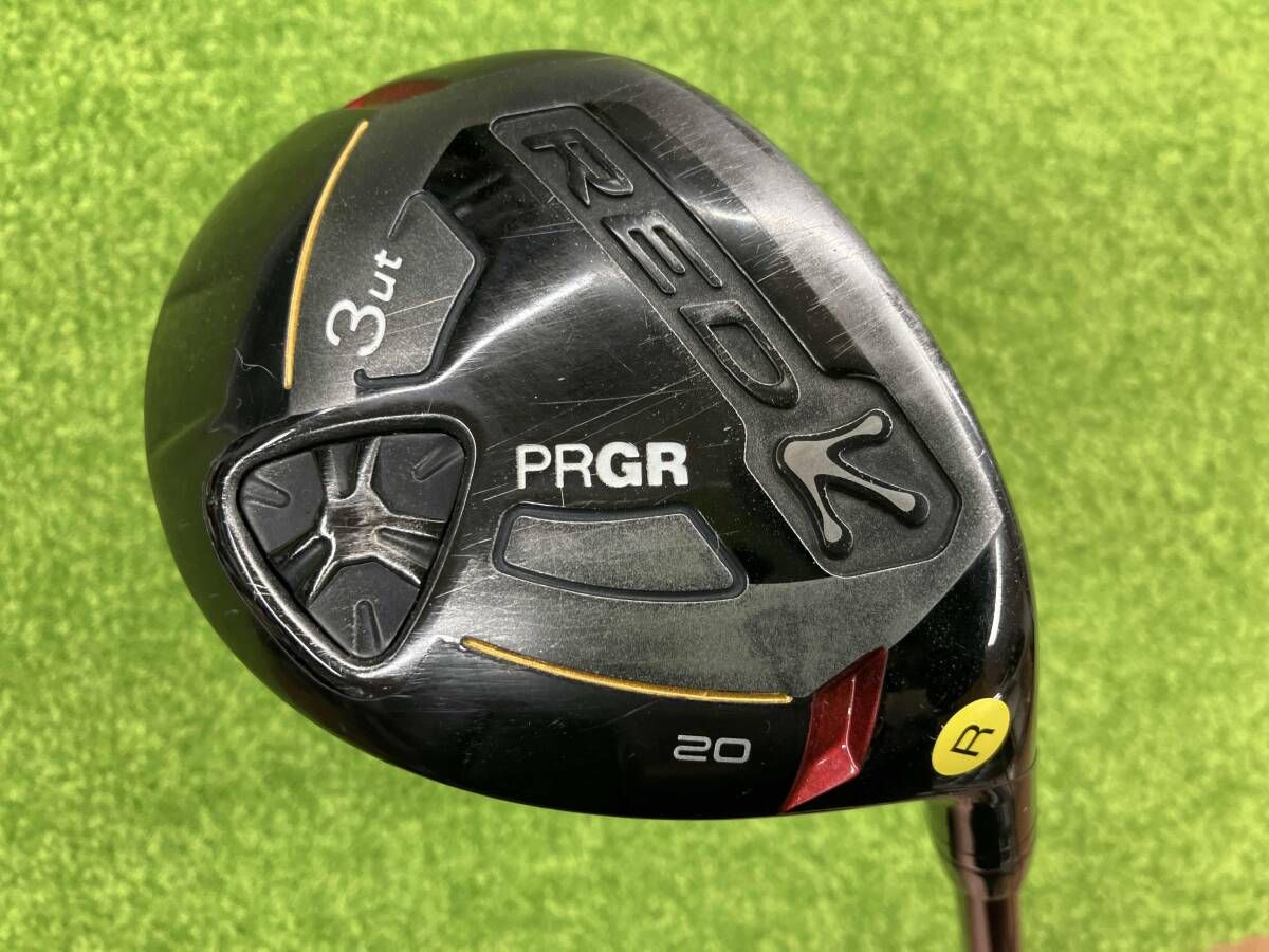 プロギア PRGR ユーティリティ RED ut 20度 M 37 Fujikura フレックスR ヘッドカバー無し