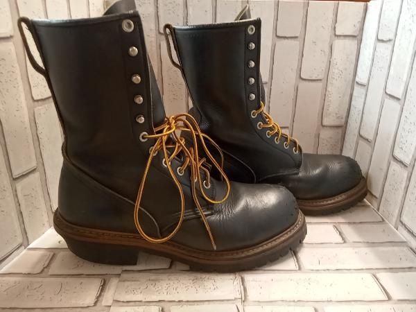  REDWINGレッドウィング その他ブーツ 2218 ロガーブーツ D サイズ27 5 cm ブラック その他 ブーツ 革靴