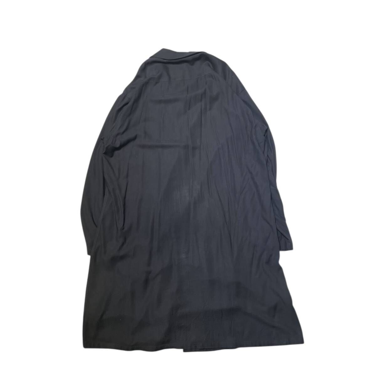 s’yte / 長袖シャツ/3/コットン/BLK/UV-B59-080 S'YTE 長袖シャツ RAYON TWILL OPEN-COLLAR LONG SHIRT サイズ3