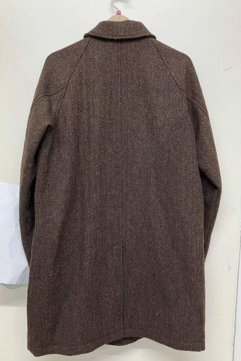 BEAMS コート ブラウン トレンチコート Harris Tweed 11-039-803 Mサイズ