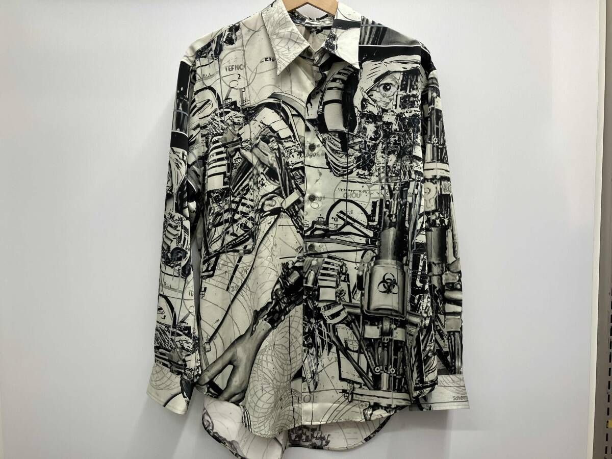 SEMOR セモー 長袖シャツ HTBS-013 総柄 サイズ1