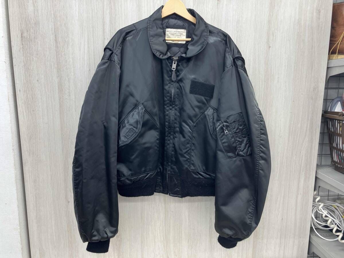 ブラック SPIEWAK CPW-45 USA製 スピワック フライトジャケット XXL