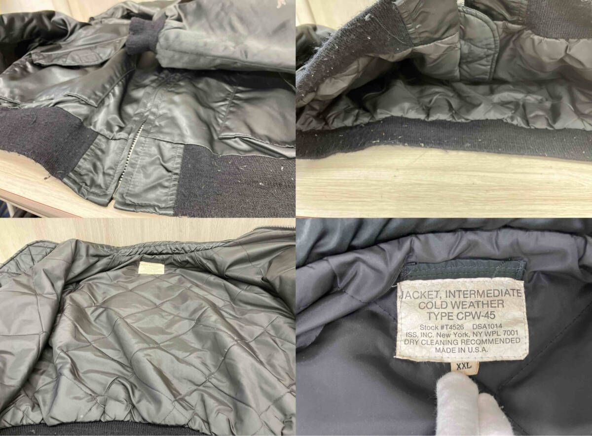 ブラック SPIEWAK CPW-45 USA製 スピワック フライトジャケット XXL