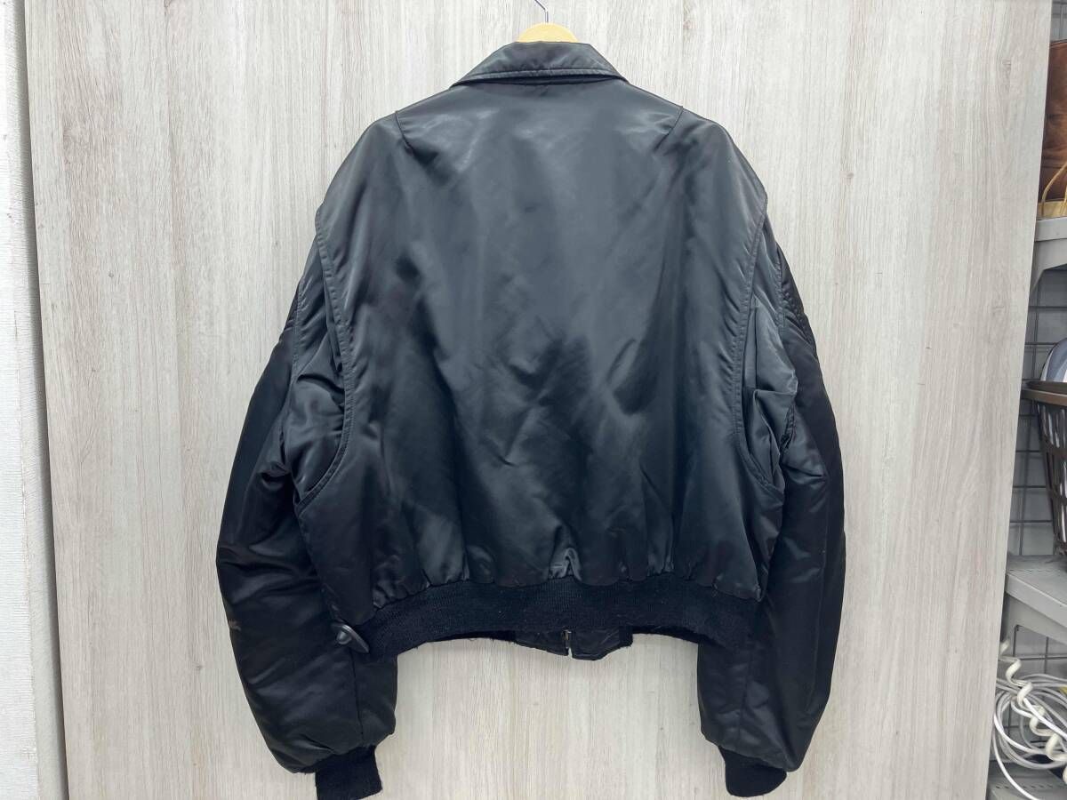 ブラック SPIEWAK CPW-45 USA製 スピワック フライトジャケット XXL