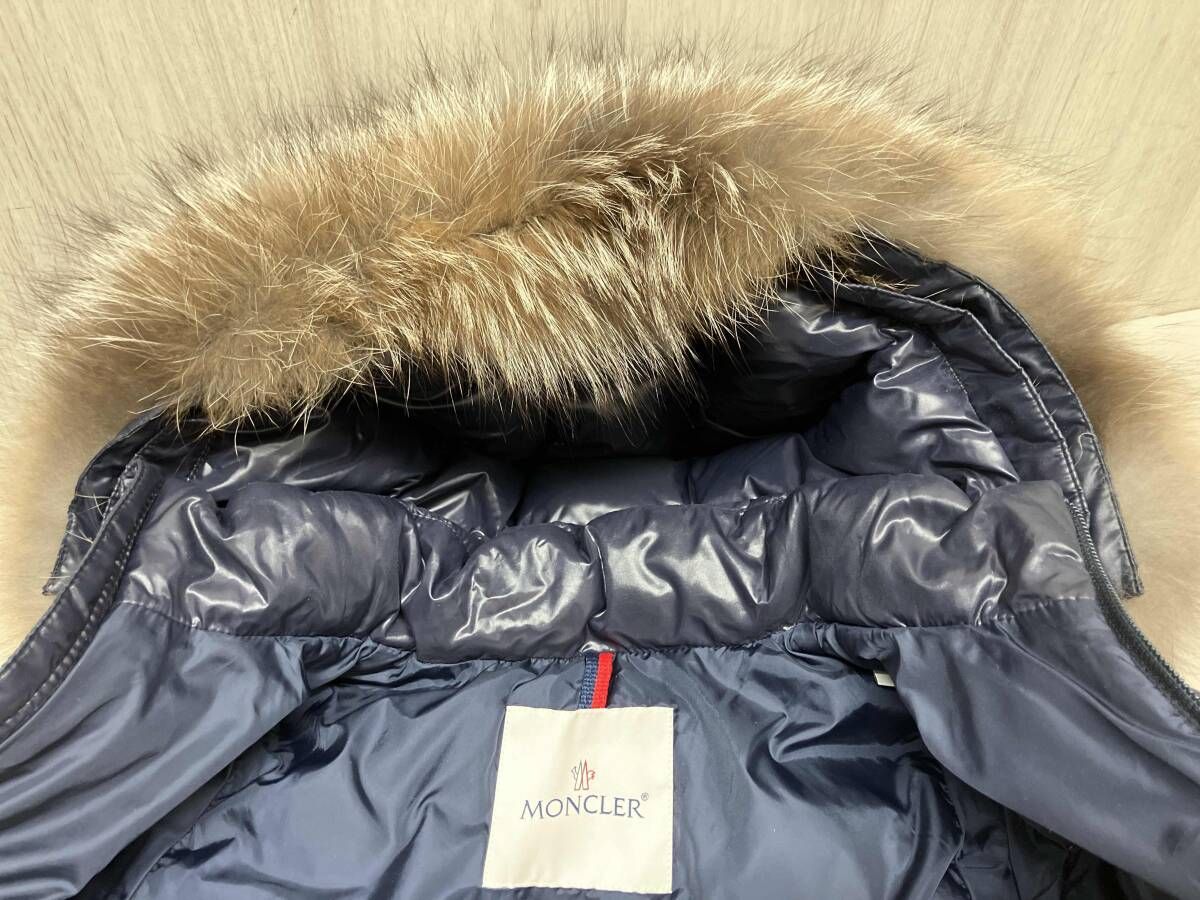 MONCLER モンクレール ダウンジャケット 100cm ネイビー - メルカリ