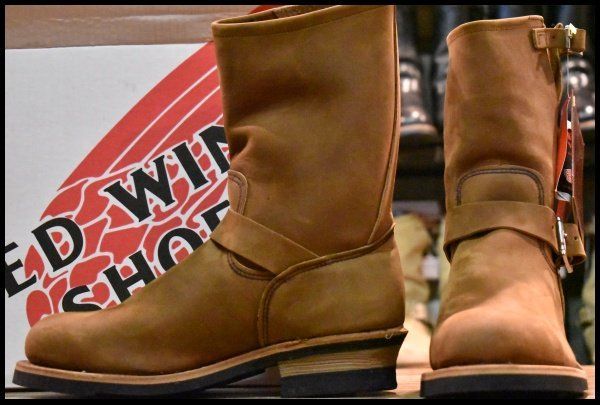 9 D DEAD PT 99刺繍 リミテッドエディション レッドウィング 8267 エンジニア ヌバック 茶 ブラウン ブーツ redwing FD 184
