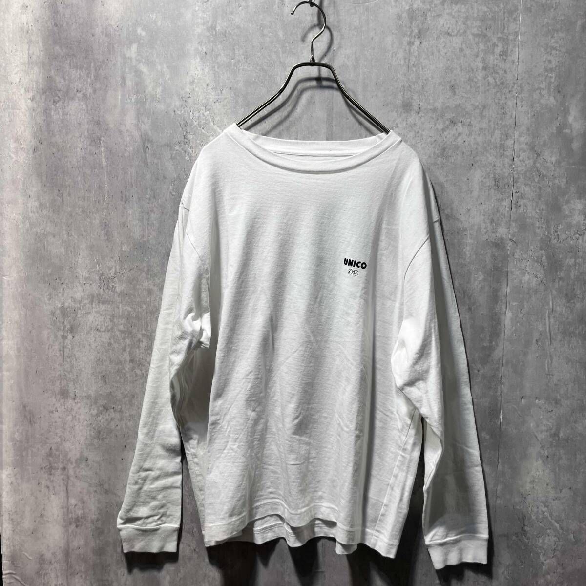 UNIFORM X FRAGMNT UNICO ロングTシャツ サイズ3 ホワイト ユニフォームエクスペリメント×フラグメントユニコ