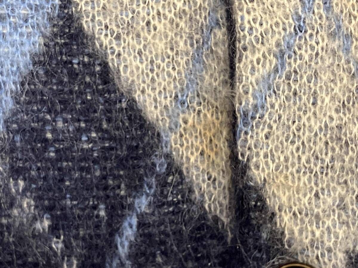 マクレガー　モヘア風　アーガイル　アクリルカーディガン マクレガー モヘア風 アーガイル アクリルカーディガン