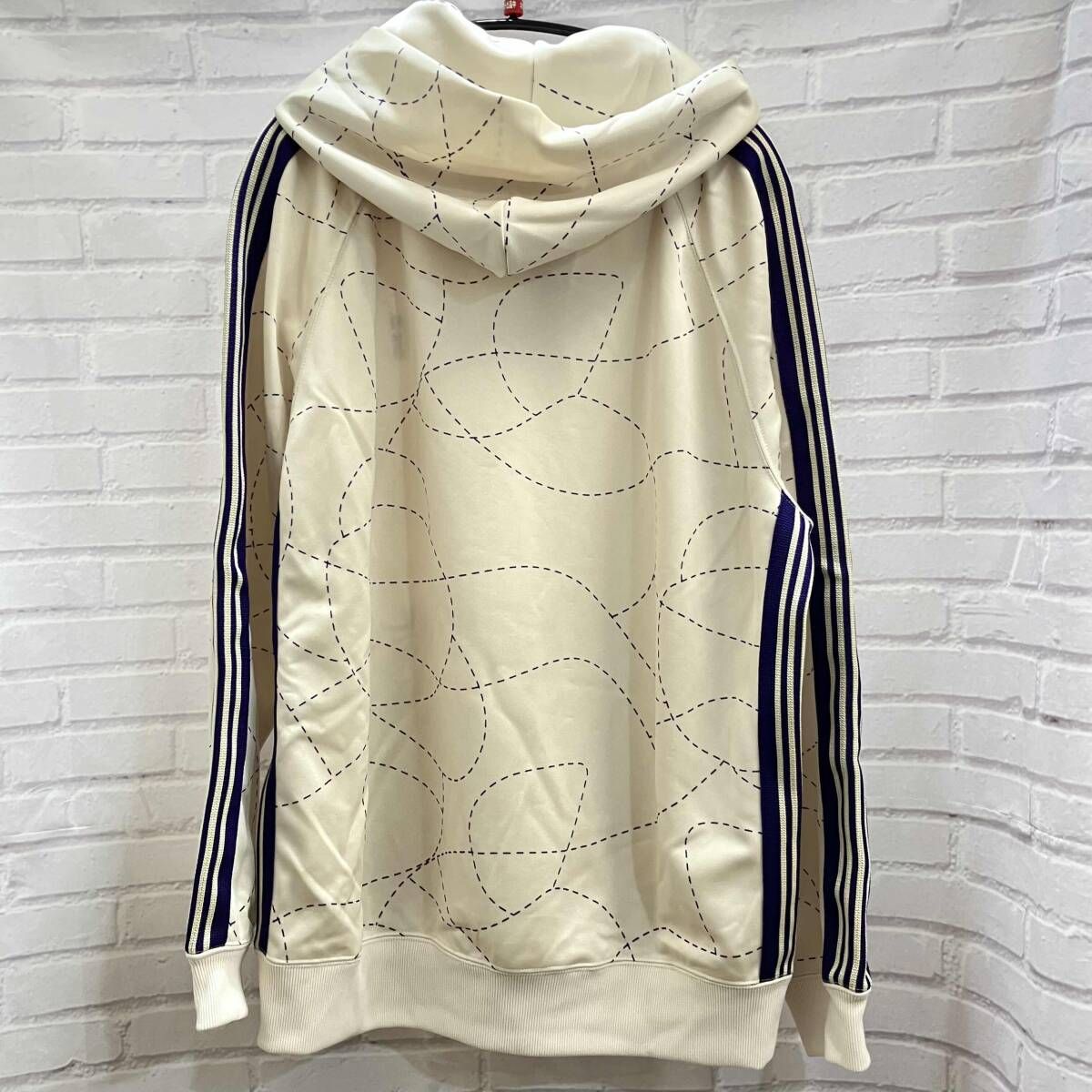 Needles × DC SHOES ニードルス×ディーシーシューズ Track Hoody Poly Smooth Printed MR 608 パーカー サイズM パープル