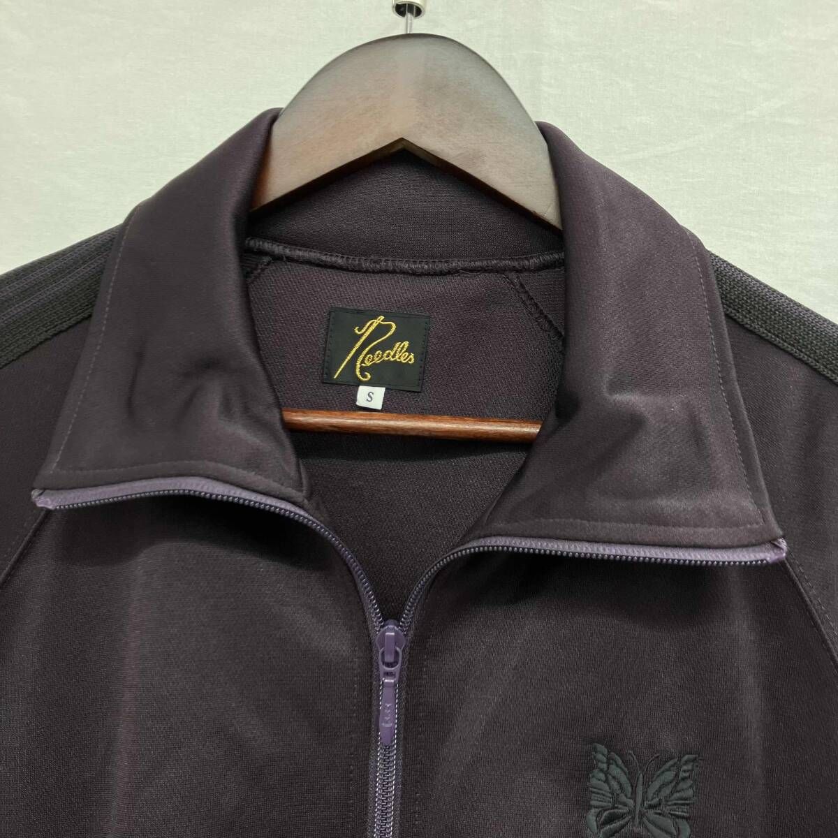 NEEDLES ニードルス PU 271 Track Jacket-Poly Smooth Dk.Purple サイズS 24 AW