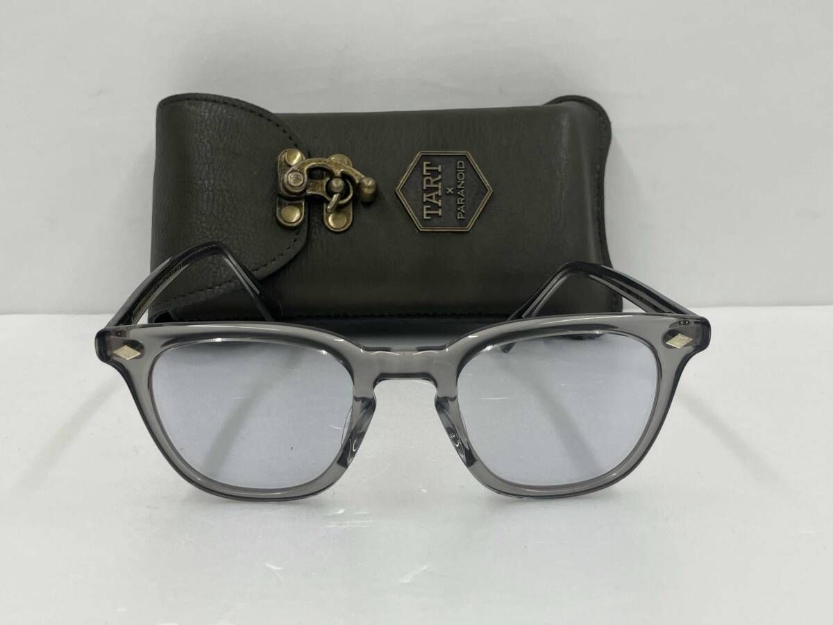 TART OPTICAL× タート オプティカル×パラノイド サングラス USGI 1 st generation ケース 替えレンズ付き グレー 通年