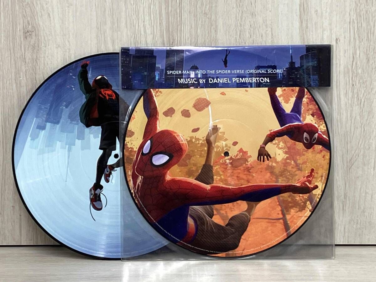 反りあり ピクチャーレコード SPIDER-MAN INTO THE SPIDER-VERSE ORIGINAL SCORE MUSIC BY DANIEL PEMBERTON
