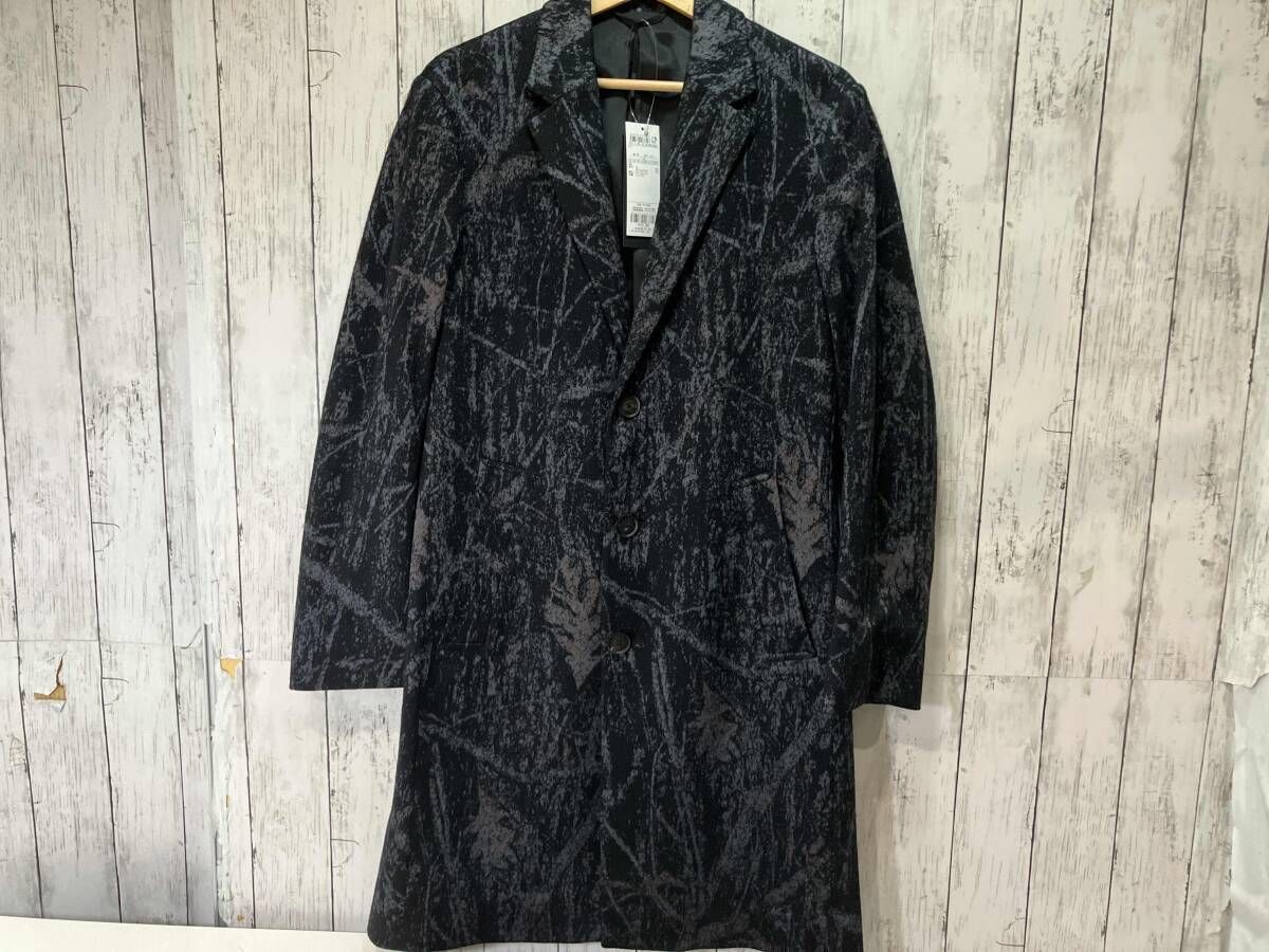 JOSEPH HOMME フォレストジャガード チェスターコート ブラック 46