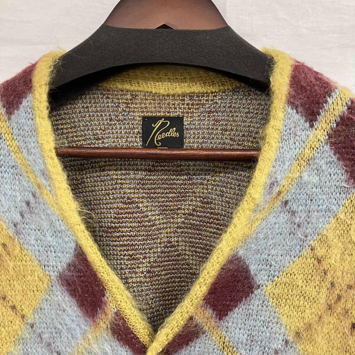 Needles ニードルス カーディガン J 0256 アーガイル柄 サイズM