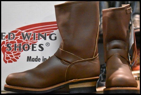 9 D DEAD 2 NDモデル PT 99刺繍 レッドウィング 8272 エンジニア 茶 ベルバリタン ブラウン スチールトゥ ブーツ redwing FE 412