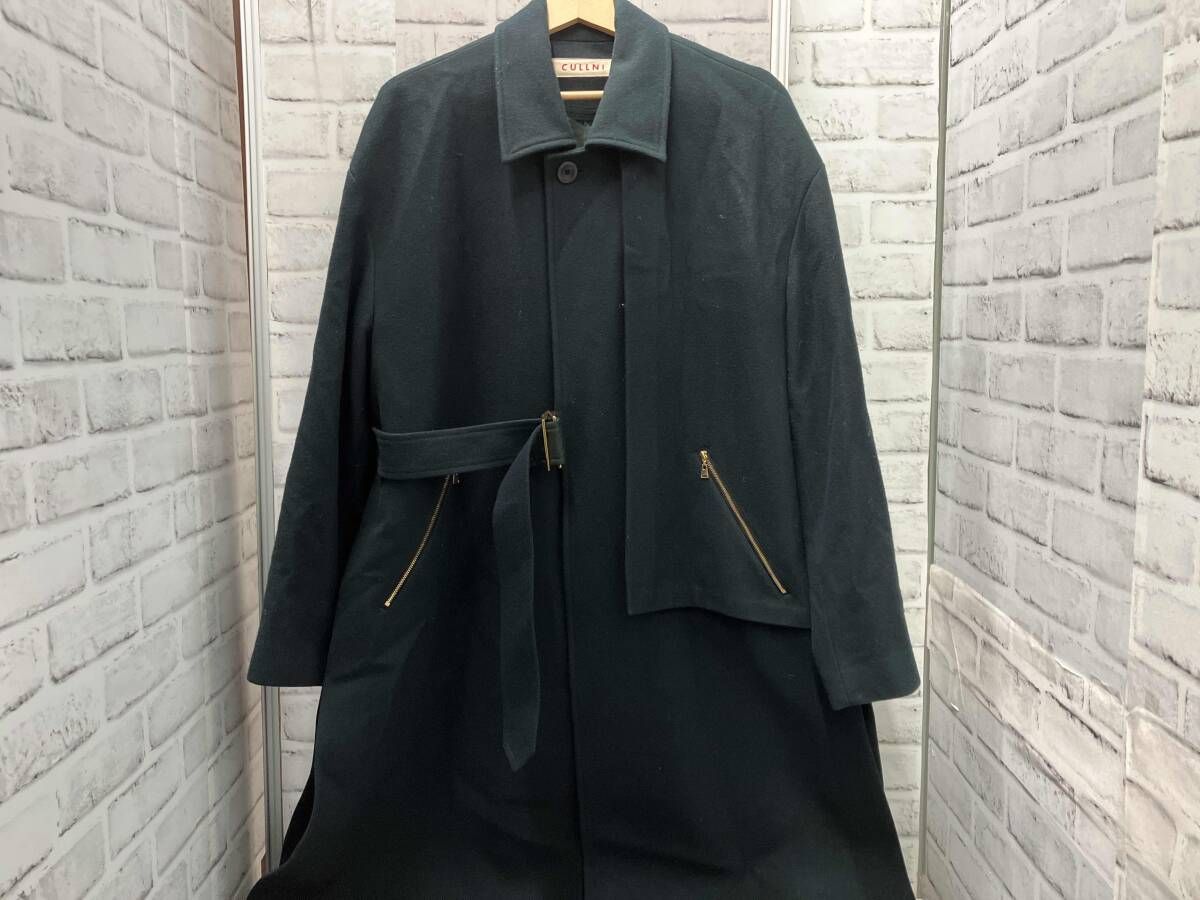 CULLNI ／ クルニ ／ タイロッケンコート ／ 19-AW-014 ／ ウール ／ M