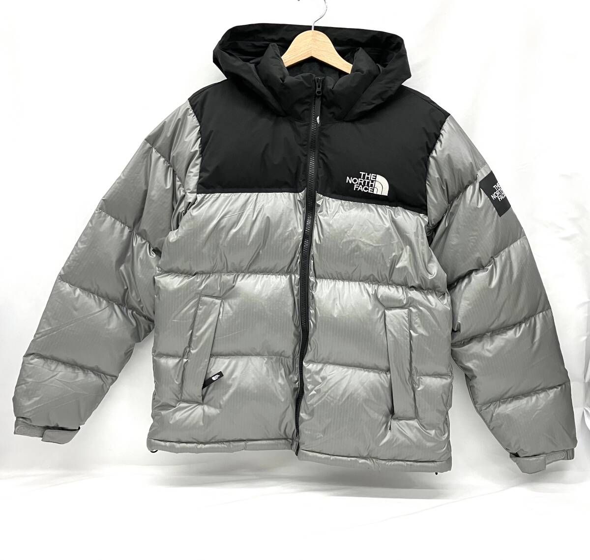 THE NORTH FACE ダウンジャケット ブラック ノースフェイス WHITE