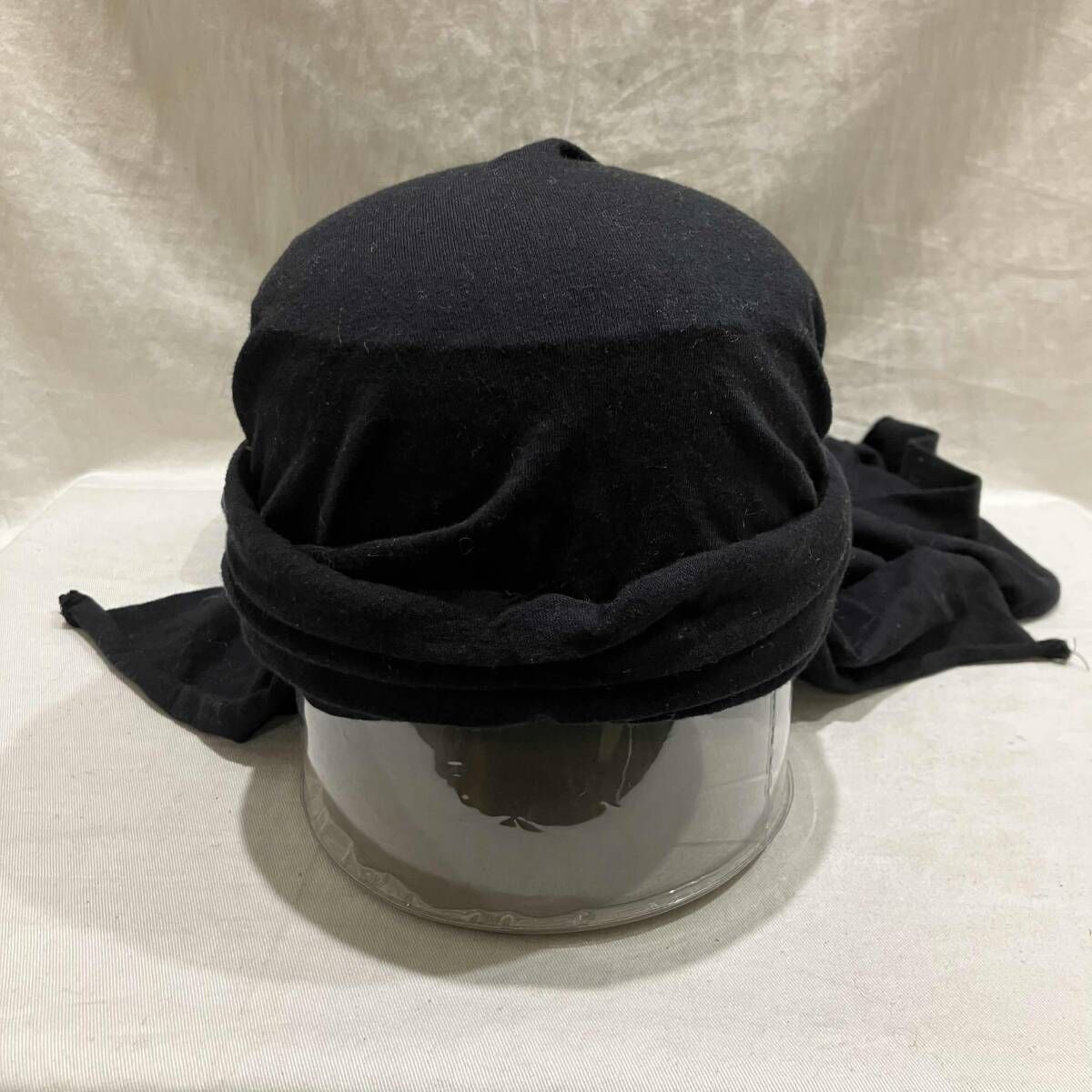 COMME des GARCONS ターバン風キャップ ブラック コムデギャルソン