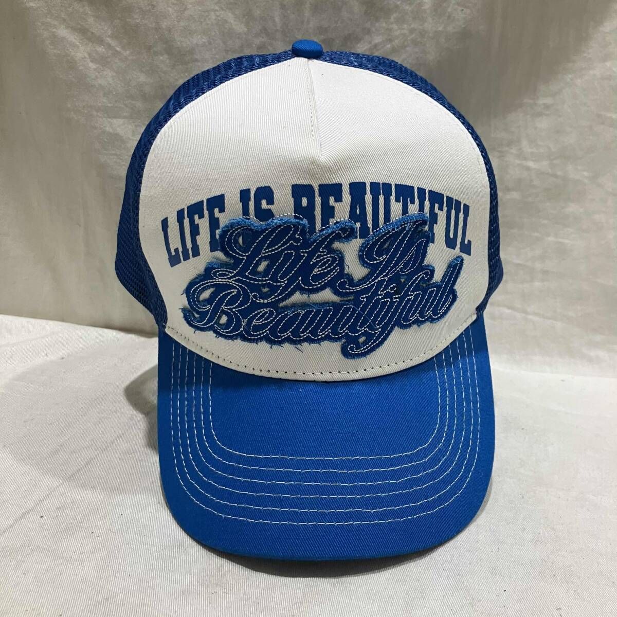 xizleメッシュキャップ xizle メッシュキャップ ブルー ケスレ - メルカリ