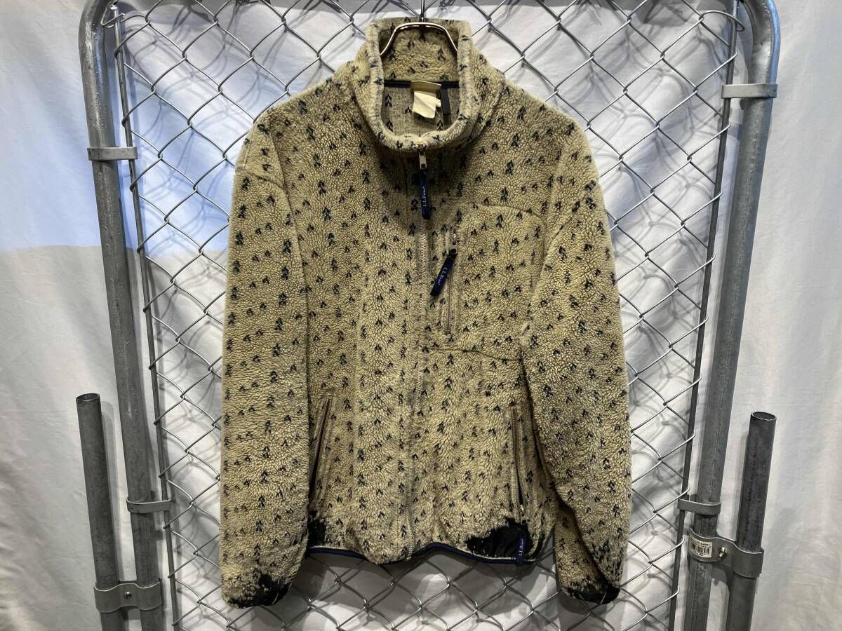 70-80s L.L.BEAN コレクション エルエルビーン バーズアイ柄フリース