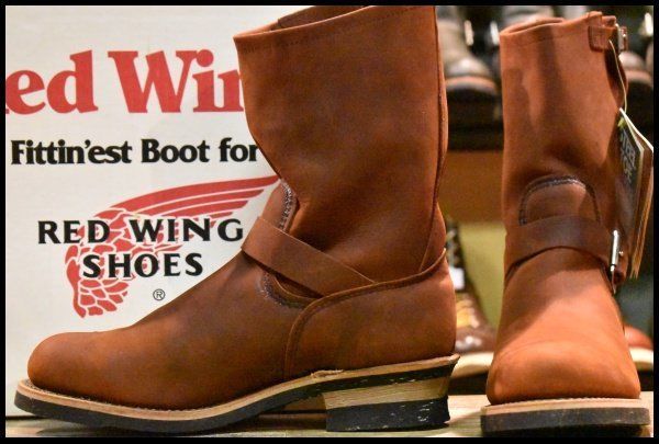 10 D DEAD PT 91プリント 90周年 1 STモデル 95年 レッドウィング 8272 エンジニア オイルド ヌバック ブーツ redwing FE 569