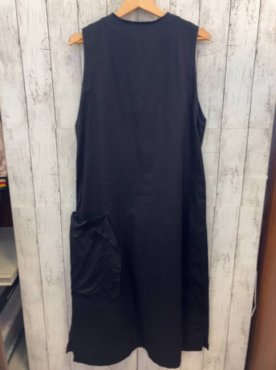 Y s ﾜｲｽﾞ ﾉｰｽﾘｰﾌﾞﾜﾝﾋﾟｰｽ ﾌﾞﾗｯｸ ｺｯﾄﾝ YN D 82 002 コットン