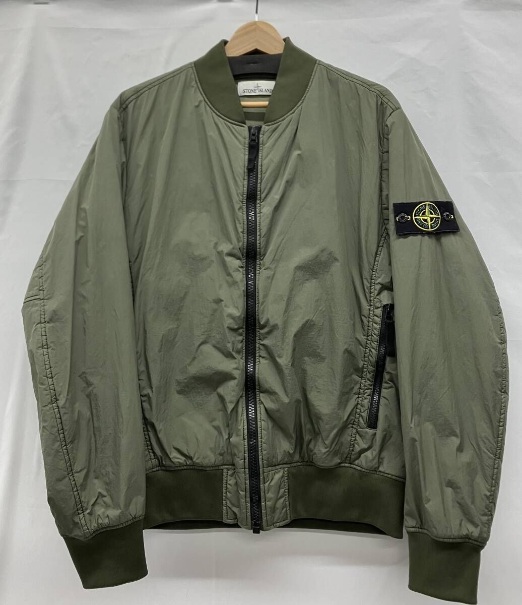 STONE ISLAND ストーンアイランド CLG 712 028 569 252 MA 1 フライトジャケット カーキ サイズL
