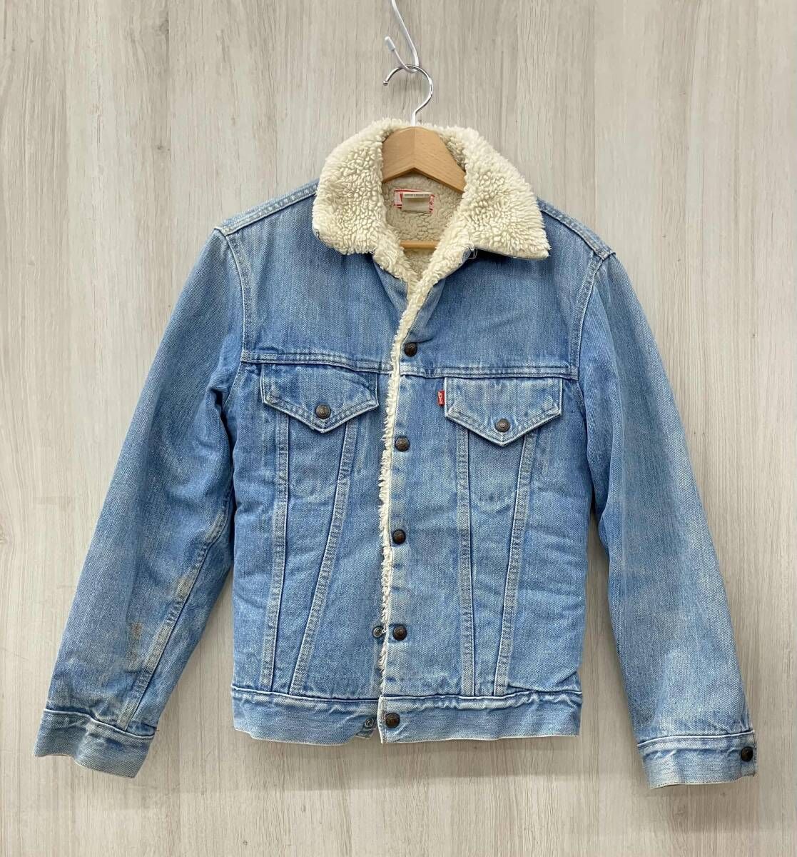 LEVI S リーバイス Gジャン デニムジャケット 80 デニムボアジャケット 70605 0217 ライトブルー サイズ34
