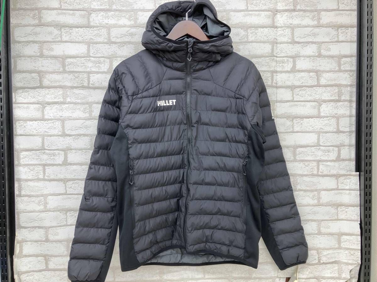 MILLET MIV 9882 ミレー フィッツ ロイ ウォーム フーディ 中綿ジャケット ブラック メンズ L アウトドア