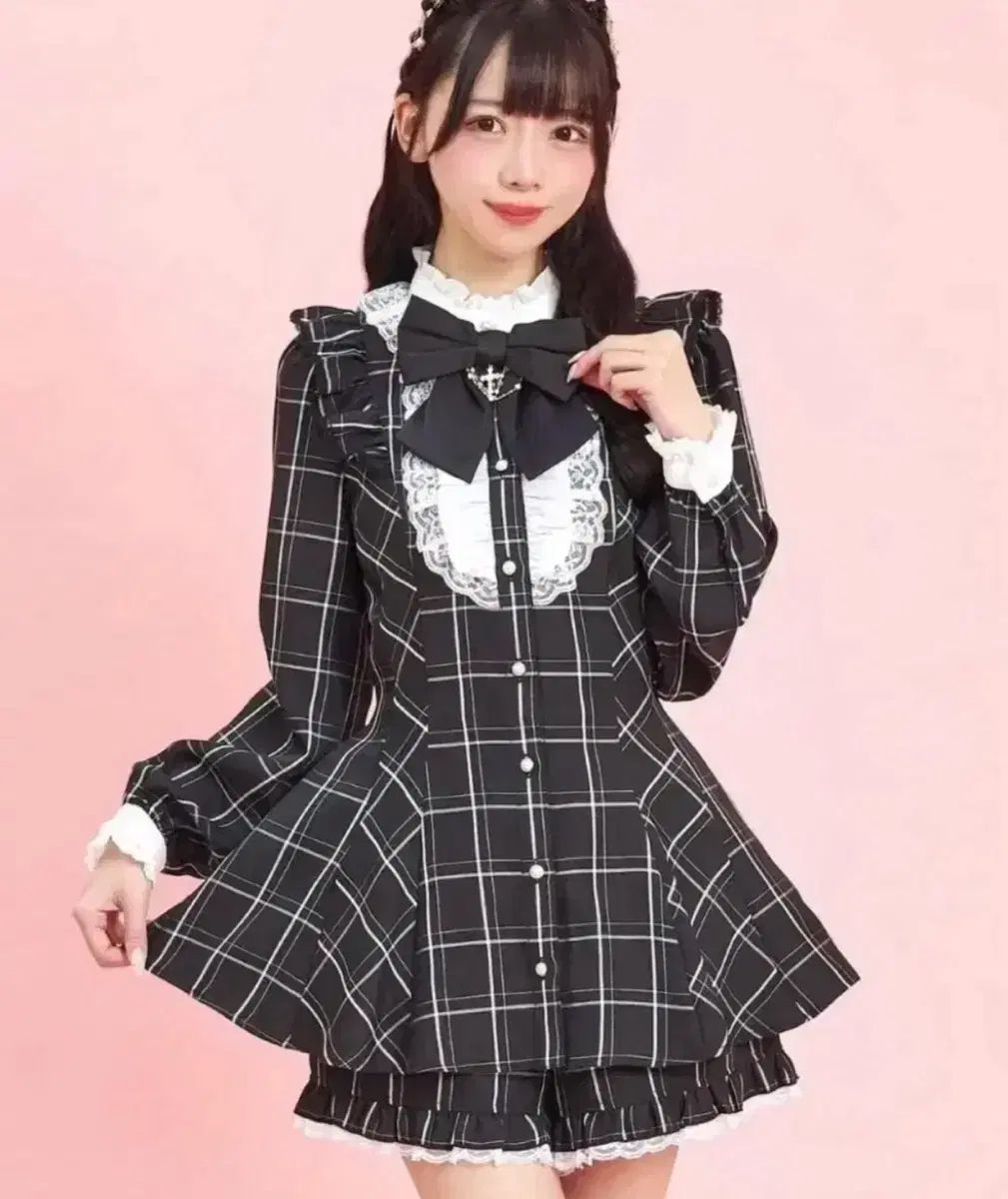 シークレットハニー チェック セットアップ 地雷系 量産型 地雷系 スナ系 ガール