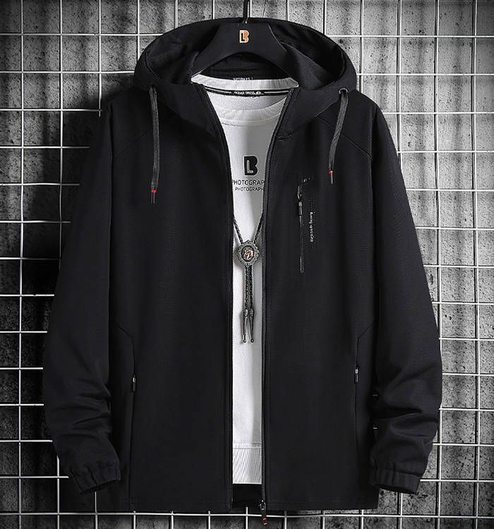 裏ボア ジップアップパーカー カジュアルジャケット メンズジャケット フード付きカーディガン スポーティ風 ショートコート 無地 ゆったり