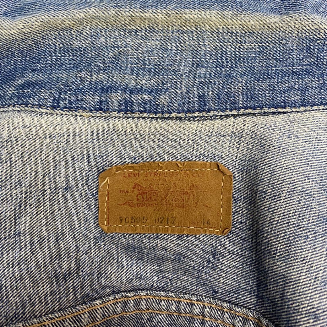 Levi’s / 70s/4th/70505-0217/オレンジタブ/Gジャン/40/デニム/IDG/333工場 リーバイス Levi's 70's 70505-0217 333工場 オレンジタブ デニム