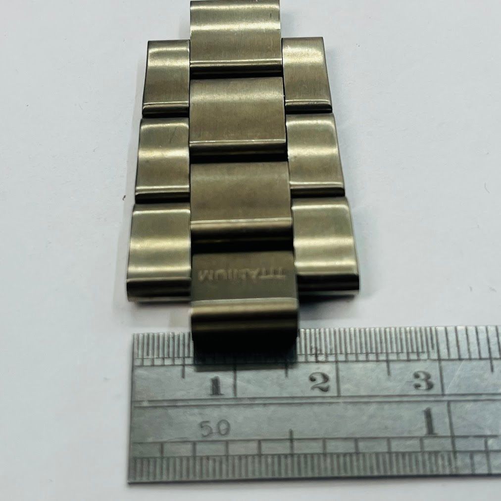 中古】オリス 純正 ブレスチタン 07 8 24 70PEB エッジポリッシュ LINK