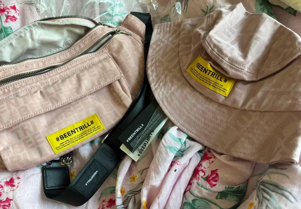 BEEN TRILL バッグ 帽子 華奢ピンクセット