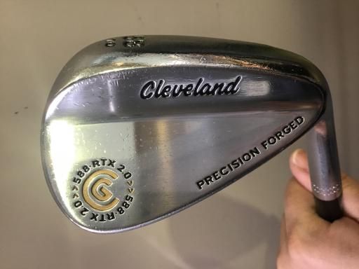  【中古】 クリーブランド Cleveland 588 RTX 2.0 PRECISION FORGED 58°/10° ウェッジ WG Dynamic Gold (フレックスS) メンズ 男性用 右利き 右用 Cランク ゴルフクラブ ウェッジ