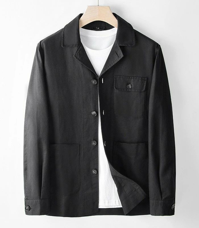 リネンジャケット カジュアルジャケット