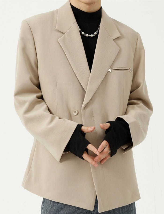 テーラードジャケット ゆったり メンズブレザー 無地 カジュアルジャケット 二つボタン ビジネス 紳士品 アウター スーツ 春秋冬物 涼