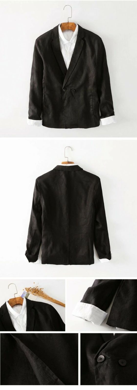 二つボタン 男性用